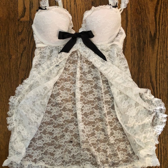 White Lace LaSenza Nightie Lingerie - Picture 1 of 3